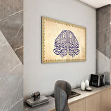 Dini Cam Tablo - Yatay Hat Sanatı - Dini Motif 14- 009