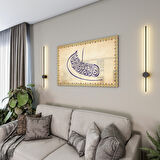 Dini Cam Tablo - Yatay Hat Sanatı - Dini Motif 14- 017