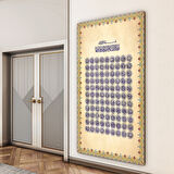 Dini Cam Tablo - Dikey Hat Sanatı - Dini Motif 14- 002