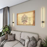 Dini Cam Tablo - Yatay Hat Sanatı - Dini Motif 15- 003