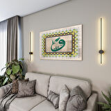 Dini Cam Tablo - Yatay Hat Sanatı - Dini Motif 16- 035