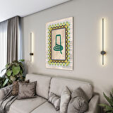 Dini Cam Tablo - Dikey Hat Sanatı - Dini Motif 16- 030