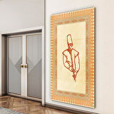 Dini Cam Tablo - Dikey Hat Sanatı - Dini Motif 17- 033