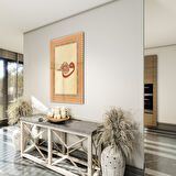 Dini Cam Tablo - Dikey Hat Sanatı - Dini Motif 17- 038