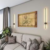 Dini Cam Tablo - Yatay Hat Sanatı - Dini Motif 18- 027