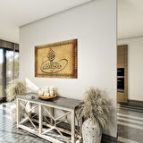 Dini Cam Tablo - Yatay Hat Sanatı - Dini Motif 18- 030