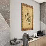 Dini Cam Tablo - Dikey Hat Sanatı - Dini Motif 18- 033