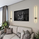 Dini Cam Tablo - Yatay Hat Sanatı - Dini Motif 19- 002