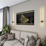 Dini Cam Tablo - Yatay Hat Sanatı - Dini Motif 20- 007