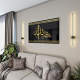 Dini Cam Tablo - Yatay Hat Sanatı - Dini Motif 20- 008