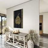 Dini Cam Tablo - Dikey Hat Sanatı - Dini Motif 20- 008