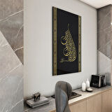 Dini Cam Tablo - Dikey Hat Sanatı - Dini Motif 20- 021