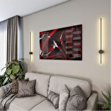 Atatürk Gençliğe Hitabe Cam Tablo - Yatay Motif 01-03