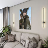 Atatürk Cam Tablo - Yatay Motif 01-010