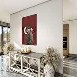 Atatürk Cam Tablo - Yatay Motif 01-016