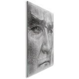 Atatürk Cam Tablo - Yatay Motif 01-032