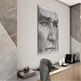 Atatürk Cam Tablo - Yatay Motif 01-032