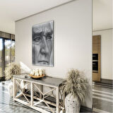 Atatürk Cam Tablo - Yatay Motif 01-032