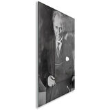 Atatürk Cam Tablo - Yatay Motif 01-034