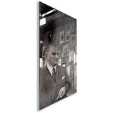 Atatürk Cam Tablo - Yatay Motif 01-037