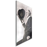 Atatürk Cam Tablo - Yatay Motif 01-039