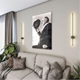 Atatürk Cam Tablo - Yatay Motif 01-039