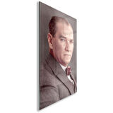 Atatürk Cam Tablo - Yatay Motif 01-058