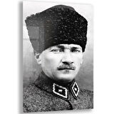 Atatürk Cam Tablo - Yatay Motif 01-060