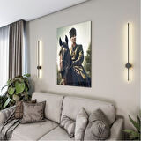 Atatürk Cam Tablo - Yatay Motif 01-064