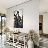 Atatürk Cam Tablo - Yatay Motif 01-064