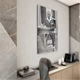 Atatürk Cam Tablo - Yatay Motif 01-075