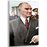 Atatürk Cam Tablo - Yatay Motif 01-079