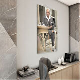 Atatürk Cam Tablo - Yatay Motif 01-083