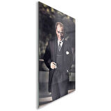 Atatürk Cam Tablo - Yatay Motif 01-086