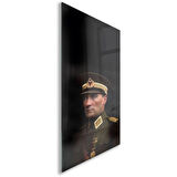 Atatürk Cam Tablo - Yatay Motif 01-088