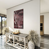 Atatürk Sözleri 2 Cam Tablo - Dikey Motif 02-007