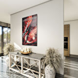 Atatürk Sözleri 3 Cam Tablo - Dikey Motif 02-004