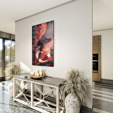 Atatürk Sözleri 3 Cam Tablo - Dikey Motif 02-013