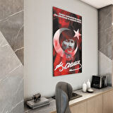 Atatürk Sözleri 7 Cam Tablo - Dikey Motif 02-004