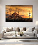 Sultanahmet Cami Cam Tablo Hediyelik Büyük Tablo Ev Ofis Dekoru