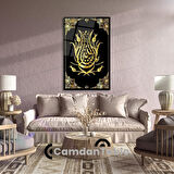 Dikey İslami Cam Tablo