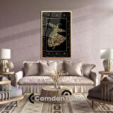 Dikey İslami Cam Tablo