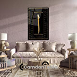 Dikey İslami Cam Tablo
