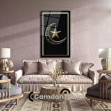 Dikey İslami Cam Tablo