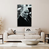 Atatürk ve Bayrak Cam Tablo
