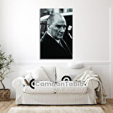 Atatürk ve Bayrak Cam Tablo