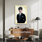 Atatürk ve Bayrak Cam Tablo