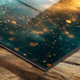 Renk Cümbüşü Soyut Cam Tablo