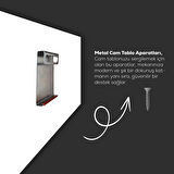 Bıçak Domates Mutfak 4mm Dayanıklı Temperli Cam Knife Tomato Kitchen Glass Wall Art