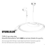 Samsung S23 - S23 FE - S23 Ultra - S23 Plus Kulaklık Kablolu Type-C Mikrofonlu